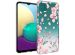iMoshion Coque Design Samsung Galaxy A22 (5G) - Fleur - Rose