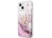 Guess Coque 4G Logo Liquid Glitter iPhone 13 Mini - Pink