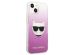 Karl Lagerfeld Coque arrière rigide Choupette iPhone 13 Mini - Rose