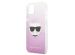 Karl Lagerfeld Coque arrière rigide Choupette iPhone 13 - Rose