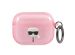 Karl Lagerfeld Karl's Head Silicone Glitter Case Apple AirPods Pro - Rose