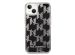 Karl Lagerfeld Coque arrière Liquid Glitter Monogram iPhone 14 - Noir