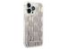 Karl Lagerfeld Coque arrière Liquid Glitter Monogram iPhone 14 Pro Max - Argent