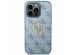 Guess Coque 4G Metal Logo Backcover iPhone 14 Pro Max - Bleu
