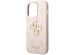 Guess Coque 4G Metal Logo Backcover iPhone 14 Pro Max - Rose