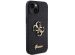 Guess Coque 4G Metal Logo Glitter Backcover iPhone 15 - Noir