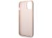 Guess Coque 4G Metal Logo Backcover iPhone 15 - Rose