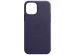 Apple Coque Leather MagSafe iPhone 12 (Pro) - Deep Violet