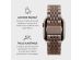 Burga Bracelet en acier Apple Watch Series 1-9 / SE - 38/40/41mm - Chic Royal - Rose Dorée