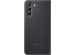 Samsung Original étui de téléphone portefeuille Clear View + Adaptateur Galaxy S21 - Noir