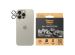 PanzerGlass Protection d'écran camera Hoop Optic Rings iPhone 15 Pro / 15 Pro Max - Natural Titanium
