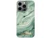 iDeal of Sweden Coque Fashion iPhone 13 Pro - Mint Swirl Marble