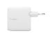 Belkin Boost↑Charge™ Dual USB-C GaN Wall Charger - Chargeur - 2 connexions USB-C - 63W - Blanc