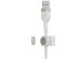 Belkin ﻿Câble Boost↑Charge™ USB-A vers Lightning en silicone tressé - 2 mètre - Blanc
