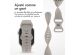 iMoshion Bracelet en silicone⁺ Apple Watch Series 1-9 / SE - 38/40/41 mm - Stone - Taille S/M