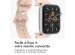 iMoshion Bracelet en silicone⁺ Apple Watch Series 1-9 / SE - 38/40/41 mm - Sand Pink - Taille S/M