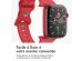 iMoshion Bracelet en silicone⁺ Apple Watch Series 1-9 / SE / Ultra (2) - 42/44/45/49 mm - Rose - Taille M/L