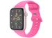 iMoshion Bracelet en silicone⁺ Apple Watch Series 1-9 / SE / Ultra (2) - 42/44/45/49 mm - Barbie Pink - Taille M/L