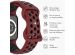 iMoshion Bracelet sport⁺ Apple Watch Series 1-9 / SE - 38/40/41 mm - Taille S/M - Wine Red & Black
