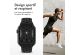 iMoshion Bracelet sport⁺ Apple Watch Series 1-9 / SE - 38/40/41 mm - Taille M/L - Noir