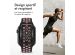 iMoshion Bracelet sport⁺ Apple Watch Series 1-9 / SE - 38/40/41 mm - Taille M/L - Black Pink