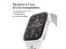iMoshion Bracelet sport⁺ Apple Watch Series 1-9 / SE - 38/40/41 mm - Taille M/L - White Rainbow