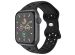 iMoshion Bracelet sport⁺ Apple Watch Series 1-9 / SE / Ultra (2) - 42/44/45/49 mm - Taille S/M - Noir