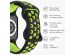 iMoshion Bracelet sport⁺ Apple Watch Series 1-9 / SE / Ultra (2) - 42/44/45/49 mm - Taille S/M - Black Volt