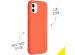 Accezz Coque Liquid Silicone iPhone 11 - Nectarine