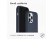 Accezz Coque Liquid Silicone iPhone 12 (Pro) - Bleu foncé
