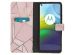 iMoshion Coque silicone design Motorola Moto G9 Power - Pink Graphic