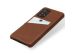 Selencia Coque arrière en cuir végétalien Samsung Galaxy A52(s) (5G/4G) - Brun