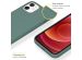 Accezz Coque Liquid Silicone avec MagSafe iPhone 12 Mini - Vert