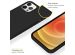 Accezz Coque Liquid Silicone avec MagSafe iPhone 12 Pro Max - Noir