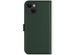 Selencia Étui de téléphone en cuir véritable iPhone 13 - Vert