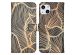 iMoshion Coque silicone design iPhone 13 - Golden Leaves