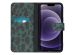 iMoshion Coque silicone design iPhone 13 - Green Leopard