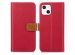 iMoshion Étui de téléphone portefeuille Luxe Canvas iPhone 13 Mini - Rouge