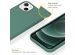 Accezz Coque Liquid Silicone avec MagSafe iPhone 13 Mini - Vert