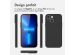 Accezz Coque en cuir avec MagSafe pour l'iPhone 13 Mini - Noir
