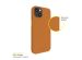 Accezz Coque en cuir avec MagSafe pour l'iPhone 13 Mini - Brun