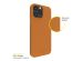 Accezz Coque en cuir avec MagSafe pour l'iPhone 13 Pro - Brun