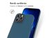 Accezz Coque en cuir avec MagSafe pour l'iPhone 13 Pro Max - Bleu foncé
