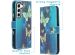 iMoshion Coque silicone design Samsung Galaxy S22 - Blue Butterfly