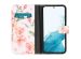 iMoshion Coque silicone design Samsung Galaxy S22 - Blossom Watercolor