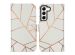 iMoshion Coque silicone design Samsung Galaxy S22 - White Graphic