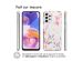 iMoshion Coque Design Galaxy A23 (5G) - Fleur - Rose