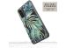 Selencia Coque très protectrice Zarya Fashion Samsung Galaxy A13 (4G) - Green Jungle Leaves