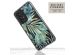 Selencia Coque très protectrice Fashion Samsung Galaxy A33 - Green Jungle Leaves