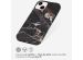 Selencia Aurora Coque Fashion iPhone 14 - ﻿Coque durable - 100 % recyclée - Marbre Noir